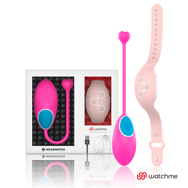 Ovetto vibrante Wearwatch egg wireless technology watchme fucsia e rosa