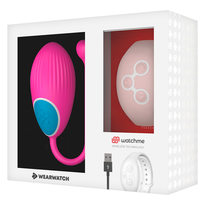 Ovetto vibrante Wearwatch egg wireless technology watchme fucsia e rosa