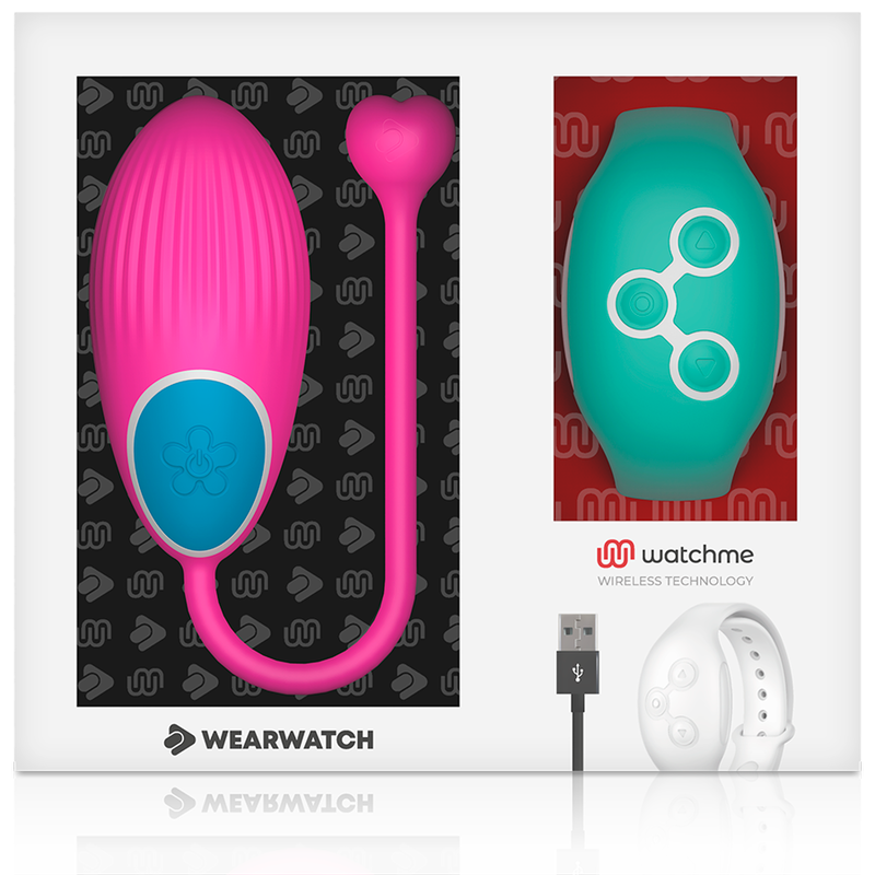 Ovetto vibrante Wearwatch egg wireless technology watchme fucsia / acquamarina