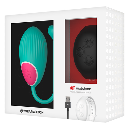 Ovetto vibrante Wearwatch egg wireless technology watchme acquamarina e nero