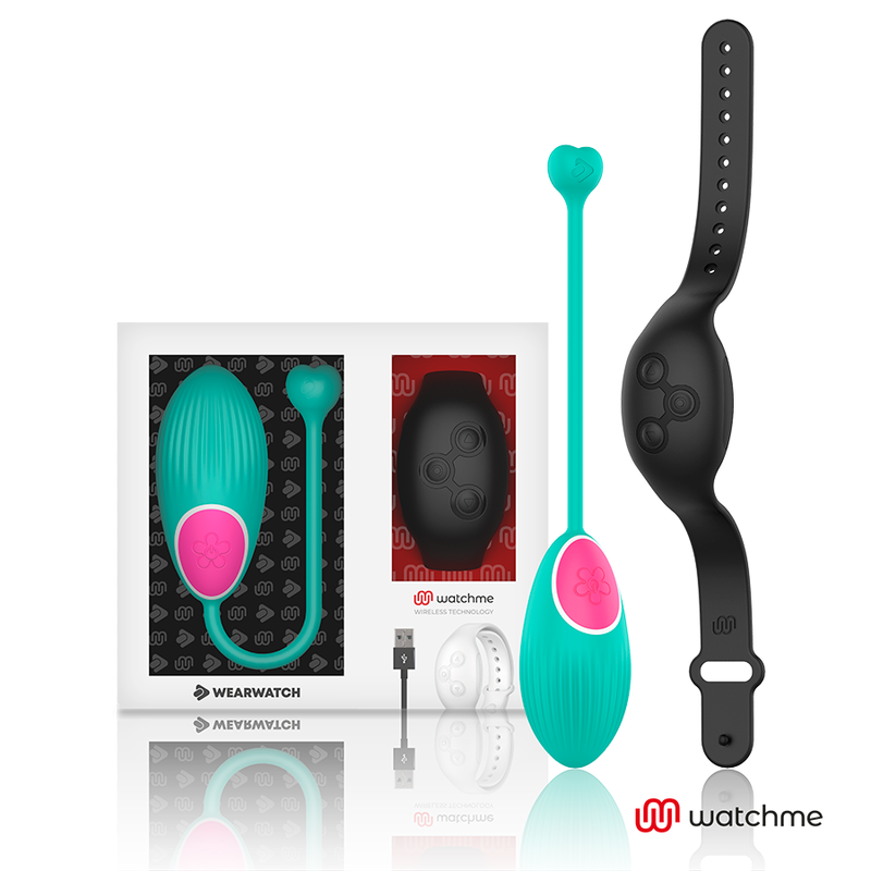 Ovetto vibrante Wearwatch egg wireless technology watchme acquamarina e nero