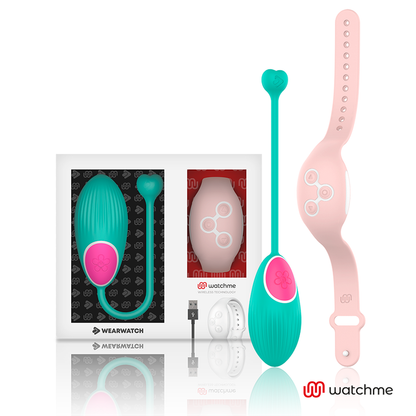 Ovetto vibrante Wearwatch egg wireless technology watchme acquamarina / corallo