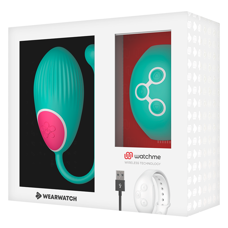 Ovetto vibrante Wearwatch egg wireless tecnologia watchme acquamarina