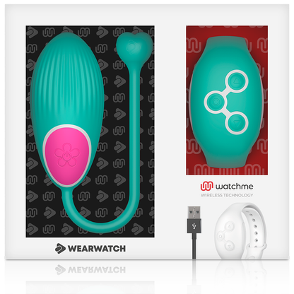 Ovetto vibrante Wearwatch egg wireless tecnologia watchme acquamarina