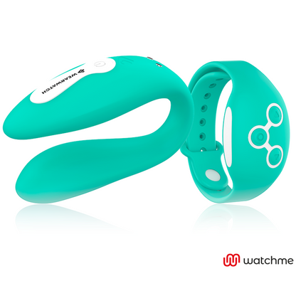Vibratore telecomandato Wearwatch dual pleasure wireless technology watchme verde chiaro