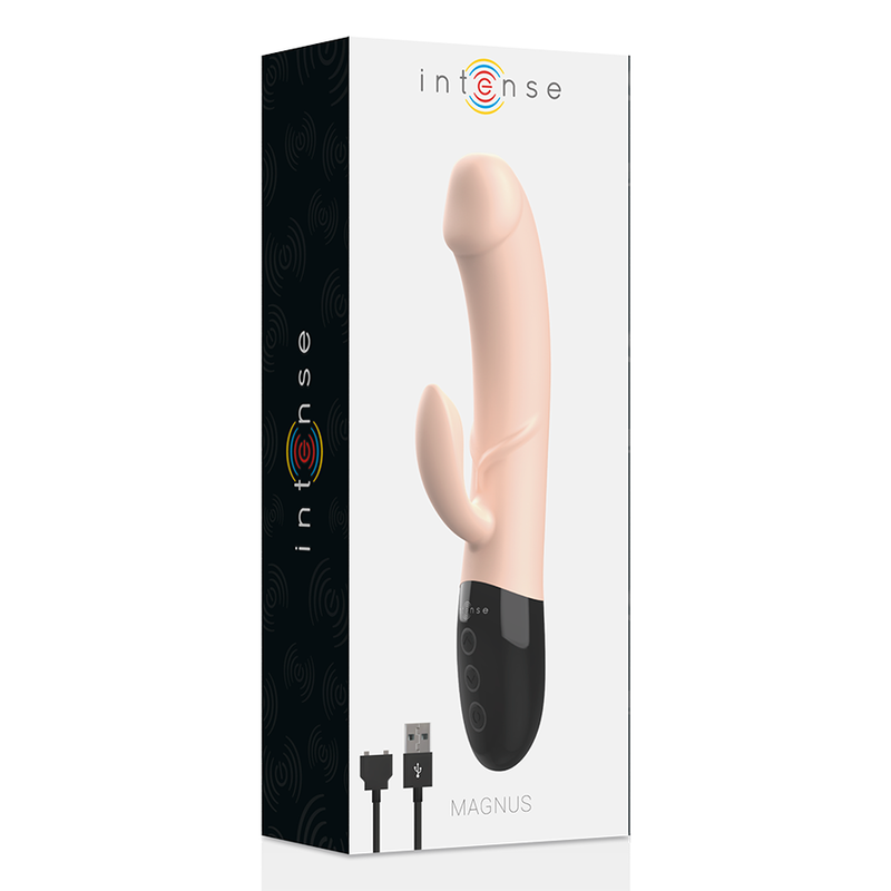 Vibratore Rabbit Intense Couples Toys Magnus Color Carne e nero