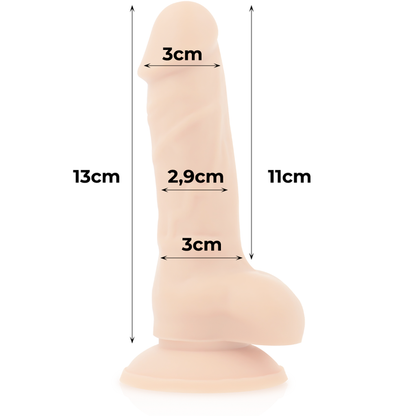Strap-on dildo Cock miller 13 cm carne