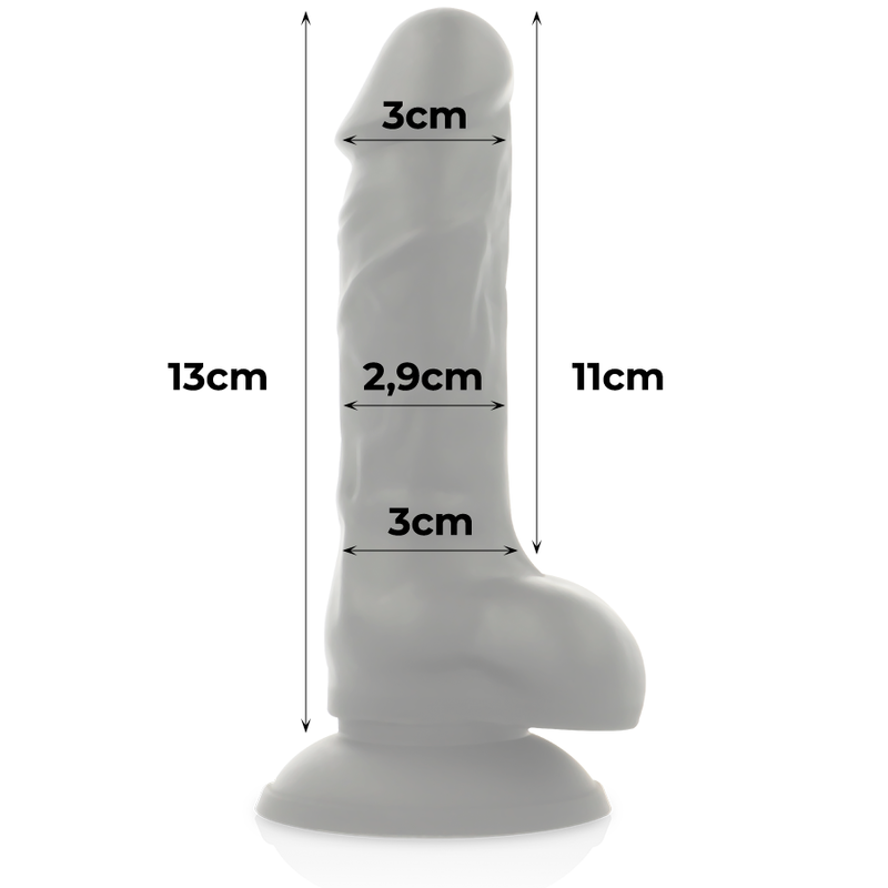 Godemichet à sangle Cock Miller 13 cm noir