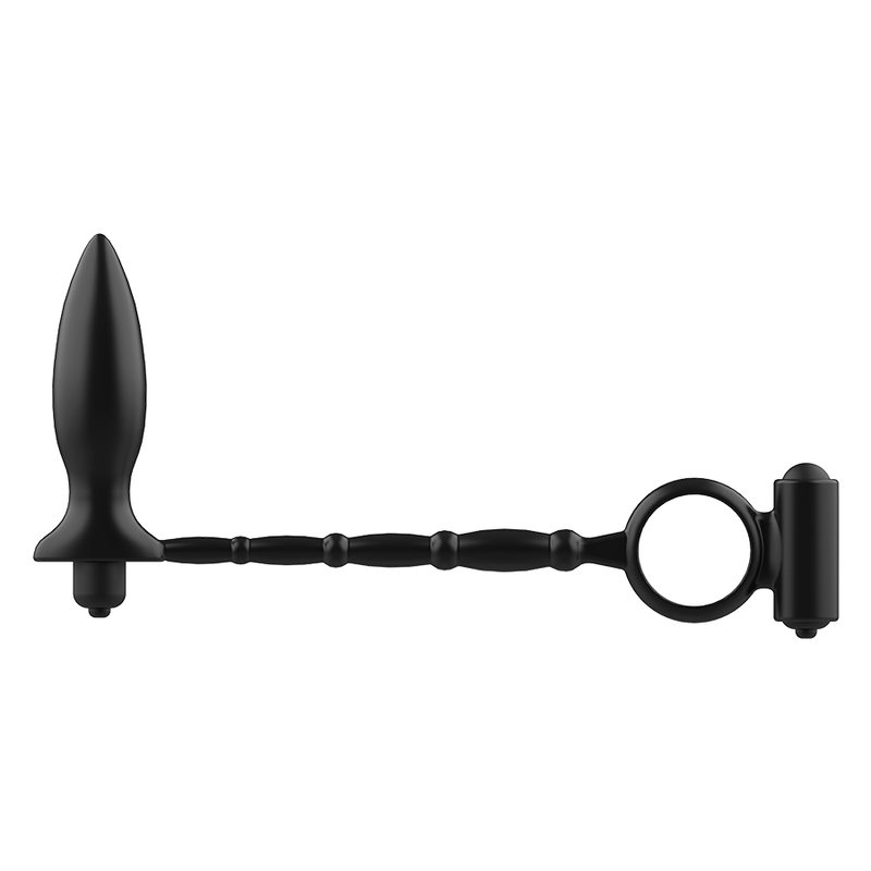 Plug anal de jouets didactiques avec anneau vibrant
