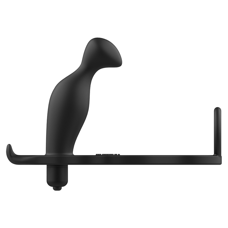Plug anale di giocattoli addicted con anello in silicone nero