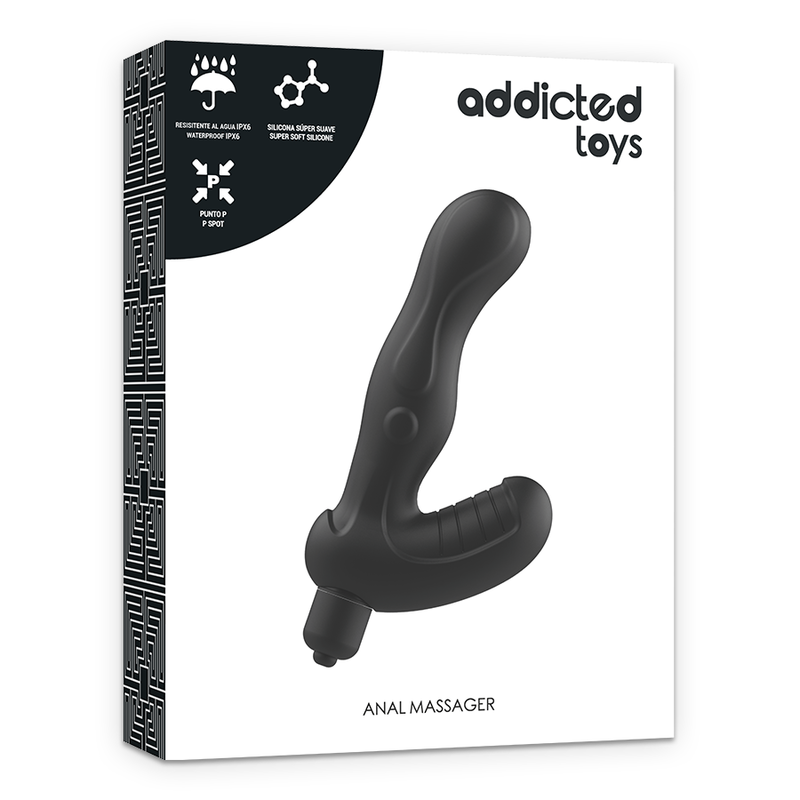Addicted toys p-spot vibe silicone stimolatore anale della prostata