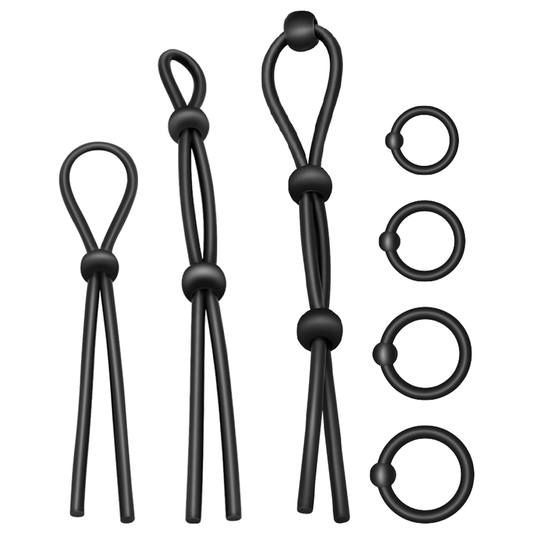 Addicted toys set di anelli per il pene in silicone flessibile 7 pezzi