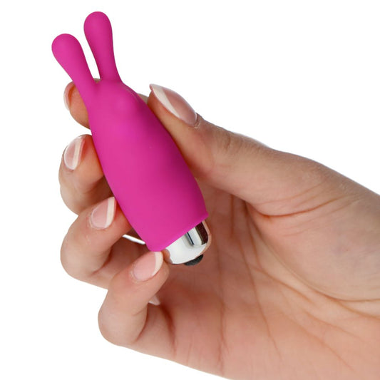 Vibrador de orejas con abanico de dedo