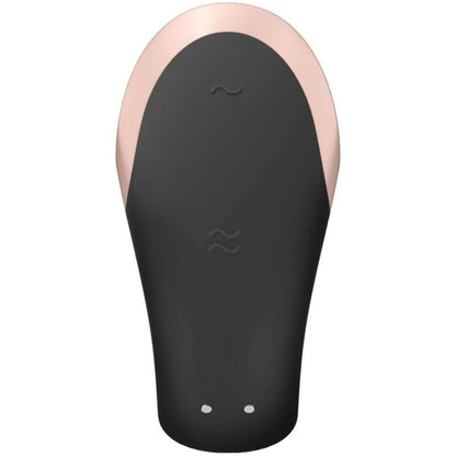 Vibratore telecomandato - Satisfyer double love luxury partner nero