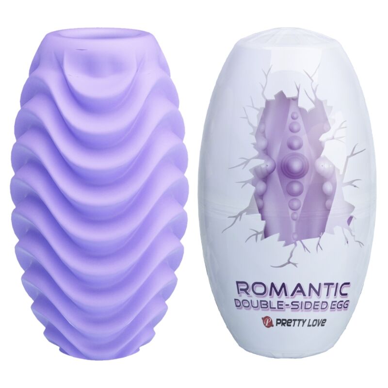 Masturbatore da uomo - Pretty love romantic ovetto doppio viola